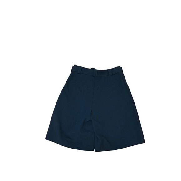 NEW Anthropologie Maeve Relaxed Trouser Shorts 4 NWT navy Size 6 - Picture 7 of 9